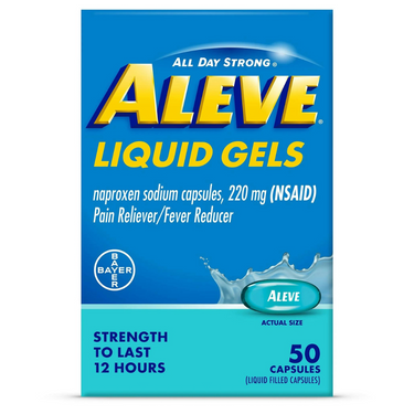 ALEVE LIQUID GELS 220MG